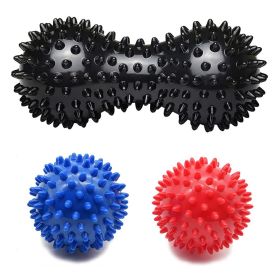 Hedgehog Massage Ball Spiky Peanut Ball Stress Reflexology Trigger Point Massage Balls for Arm Leg Back Feet Hand Muscle Massage - Set A-3Pcs