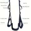 Sex Swing; 1 Set; Couple Sexy Swing; Sex Door Swing; Hanging Door Swing With Seat Position Assist Soft Strap; Sex Games Support - Black