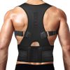 Unisex Back Brace Posture Corrector; Magnetic Lumbar Back Support Belt For Back Pain Relief (Order A Size Up) - XXL