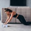 Automatic Rebound Abdominal Wheel Anti-slip AB Roller Wheel with Kneel Pad Phone Holder Home Gym Abdominal Exerciser for Men Women - Grey