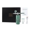 Oxygen Injector Mini Air Compressor Kit Air-Brush Paint Spray Gun Airbrush For Nail Art Tattoo Craft Cake Nano Fog Mist Sprayer - green