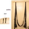 Sex Swing; 1 Set; Couple Sexy Swing; Sex Door Swing; Hanging Door Swing With Seat Position Assist Soft Strap; Sex Games Support - Black