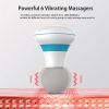 6-Mode Handheld Massager Wand for Neck, Shoulder, Back, and Body Massage - Powerful and Portable Electric Massager for Men and Women - White
