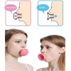 Facial Trainer; Muscle Lips Trainer; Sports Facial Slim Training Tool For Anti Wrinkle Mouth Exercise - Pink