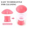 Facial Trainer; Muscle Lips Trainer; Sports Facial Slim Training Tool For Anti Wrinkle Mouth Exercise - Pink