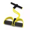 Pedal Resistance Bands Foot Pedal Pull Rope Resistance Exercise Yoga Equipment For Abdomen Waist Arm Leg Stretching Slimming Training - Pink