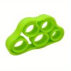 1pc Silicone Finger Expander (Fit Up To 60kg); Exercise Hand Grip; Wrist Strength Trainer Finger Exerciser Resistance Bands Fitness Equipment - Deep B