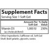 Carlson Vitamin D3 1000 IU, softgels - Carlson Labs