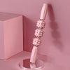1pc Fitness Training Yoga Massage Roller; Massage Stick; Muscle Massager For Relieving Muscle Soreness; Muscle Pain; Back Pains; Calves - 3 Wheels Of