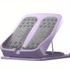 1pc Foldable 9-Level Adjustable Inclined Plate Pedal Leg Stretcher for Tightening Calf and Leg Muscles - Improve Flexibility and Mobility - Pink
