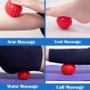 Hedgehog Massage Ball Spiky Peanut Ball Stress Reflexology Trigger Point Massage Balls for Arm Leg Back Feet Hand Muscle Massage - Set C-3Pcs