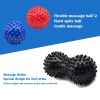 Hedgehog Massage Ball Spiky Peanut Ball Stress Reflexology Trigger Point Massage Balls for Arm Leg Back Feet Hand Muscle Massage - Set C-3Pcs