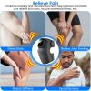 3-In-1 Heated Knee Massager Shoulder Heating Pads Elbow Brace with 3 Level Vibration and Heating Modes for Pain Stress Relief - Grey